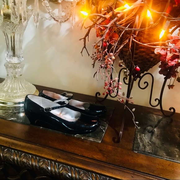 NINA kids NEW Patent look Girls Size 31/2  Heels - Picture 6 of 11